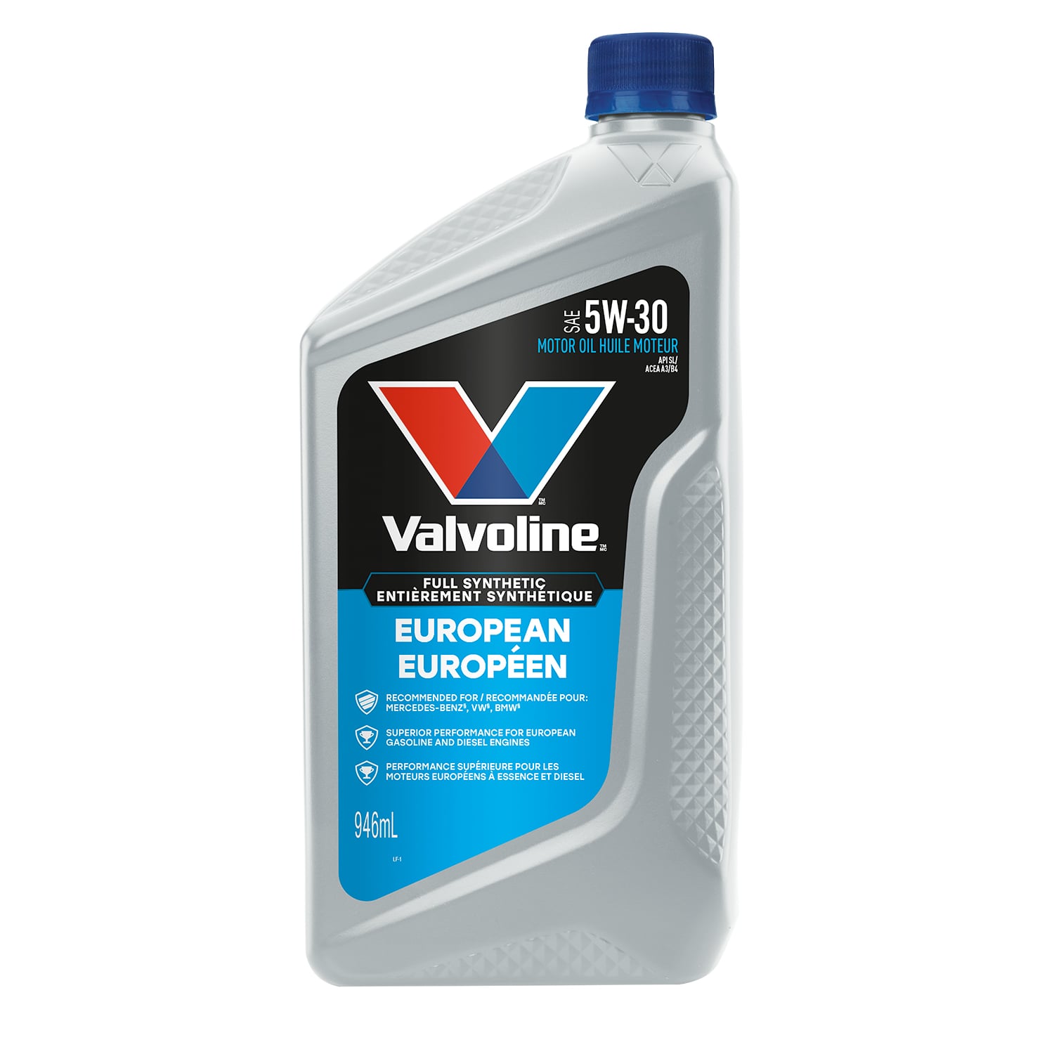 European Vehicle Full Synthetic SAE 5W-30 Motor Oil - Valvoline